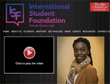 Tablet Screenshot of isfsite.org